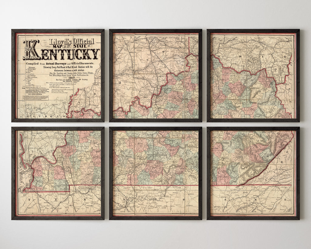 Kentucky Map Cuff Bracelet